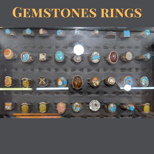 Royal Gemstone Ring Set